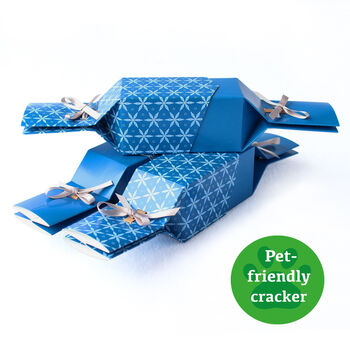 Six Reusable 'Midnight Blue' Christmas Crackers, 2 of 6