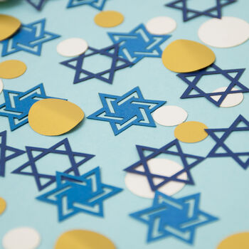 Hanukkah Star Of David Table Confetti, 6 of 6