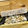 Gone To The Beach Reclaimed Wooden Swim Sign, thumbnail 4 of 4