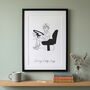 Custom Line Drawing Portrait Print, thumbnail 1 of 8