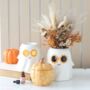 Groovy Floral Pumpkin Oil Burner – Autumn Decor, thumbnail 4 of 4