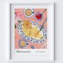 French Pâtisserie Art Print Watercolour Pastry Poster, thumbnail 2 of 2