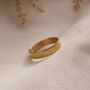 Personalised Engraved Ring Band In Gold, thumbnail 2 of 8