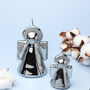 G Decor Silver Angel Candles, thumbnail 1 of 5