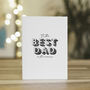 'Best Dad In The Universe' Greetings Card, thumbnail 1 of 2