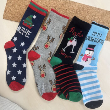 Set Of Women's Christmas Socks, 2 of 2