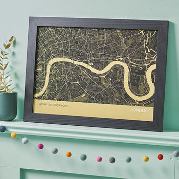 Personalised London City Street Map Print, 2 of 10