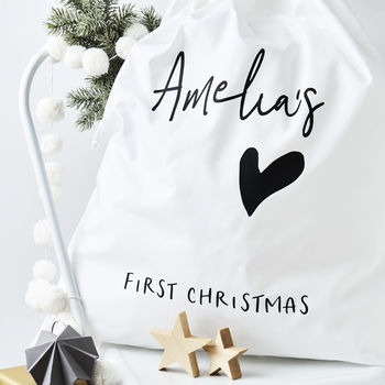 Personalised First Christmas Sack, 3 of 3