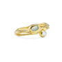 Aqua Chalcedony And Moonstone Gold Vermeil Ring, thumbnail 4 of 6