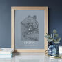 Personalised Our Home UK Map Print, thumbnail 12 of 12