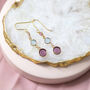 Three Generations Birthstone Earrings, thumbnail 4 of 10