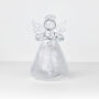 Feather Filled Memorial Glass Angel Ornament, thumbnail 5 of 6
