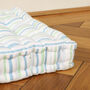 Tenby Stripe Padded Cotton Dog Bed, thumbnail 9 of 11