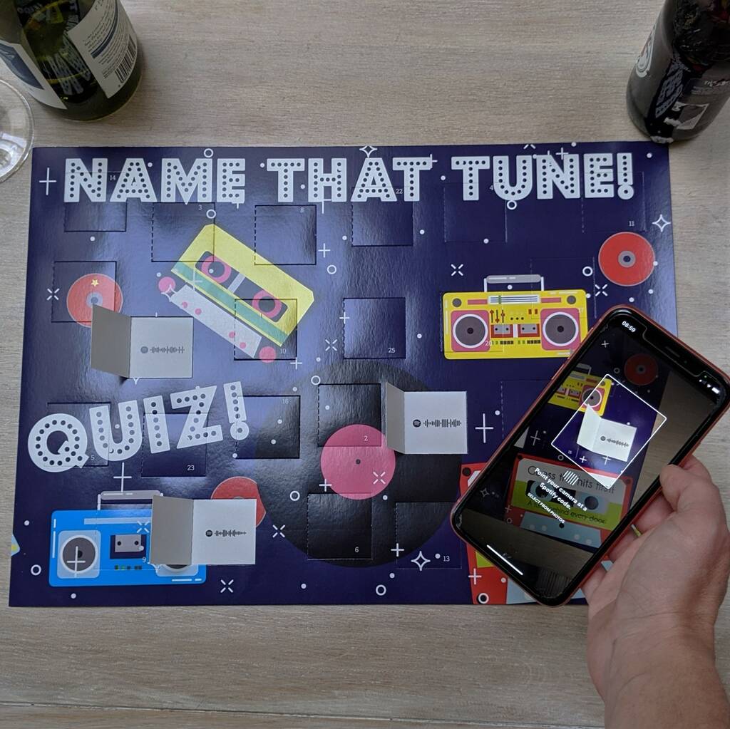 Name That Tune Spotify Quiz By MixPixie Notonthehighstreet