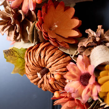 Personalised Pumpkin Patch Autumn Wreath, 4 of 5