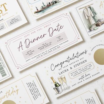 Valentines Date Voucher For Her Or Him Personalised, 4 of 4