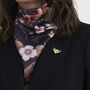 Poppy Anemone Enamel Brooch, thumbnail 2 of 7