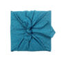 Fabric Gift Wrap Reusable Furoshiki Ocean And Gold, thumbnail 3 of 7
