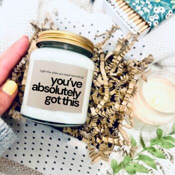 You've Absolutely Got This Candle Gift, 3 of 9