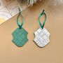 Green And Silver Christmas Decoration Ornament Set Tree Ornament, thumbnail 2 of 7