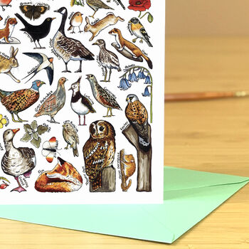 Farmland Wildlife Of Britain Greeting Card, 5 of 8