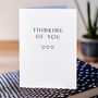 'Thinking Of You' Sympathy Card, thumbnail 3 of 3