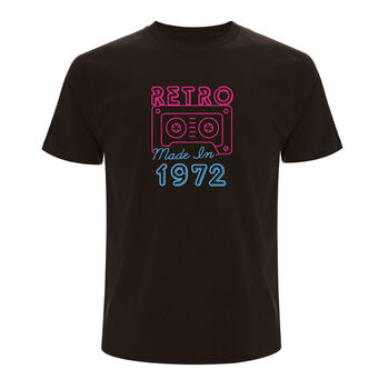 Retro 30th/40th/50th/60th/70th Birthday Tshirt, 3 of 5
