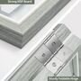 Grey Triple Picture Frames With 360° Folding Hinge, thumbnail 11 of 12