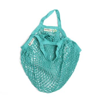 Organic Cotton Short Handled Turtle String Bag, 4 of 5