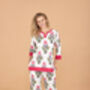 Indian Cotton Rosette Bloom Print Pyjama Set, thumbnail 1 of 3