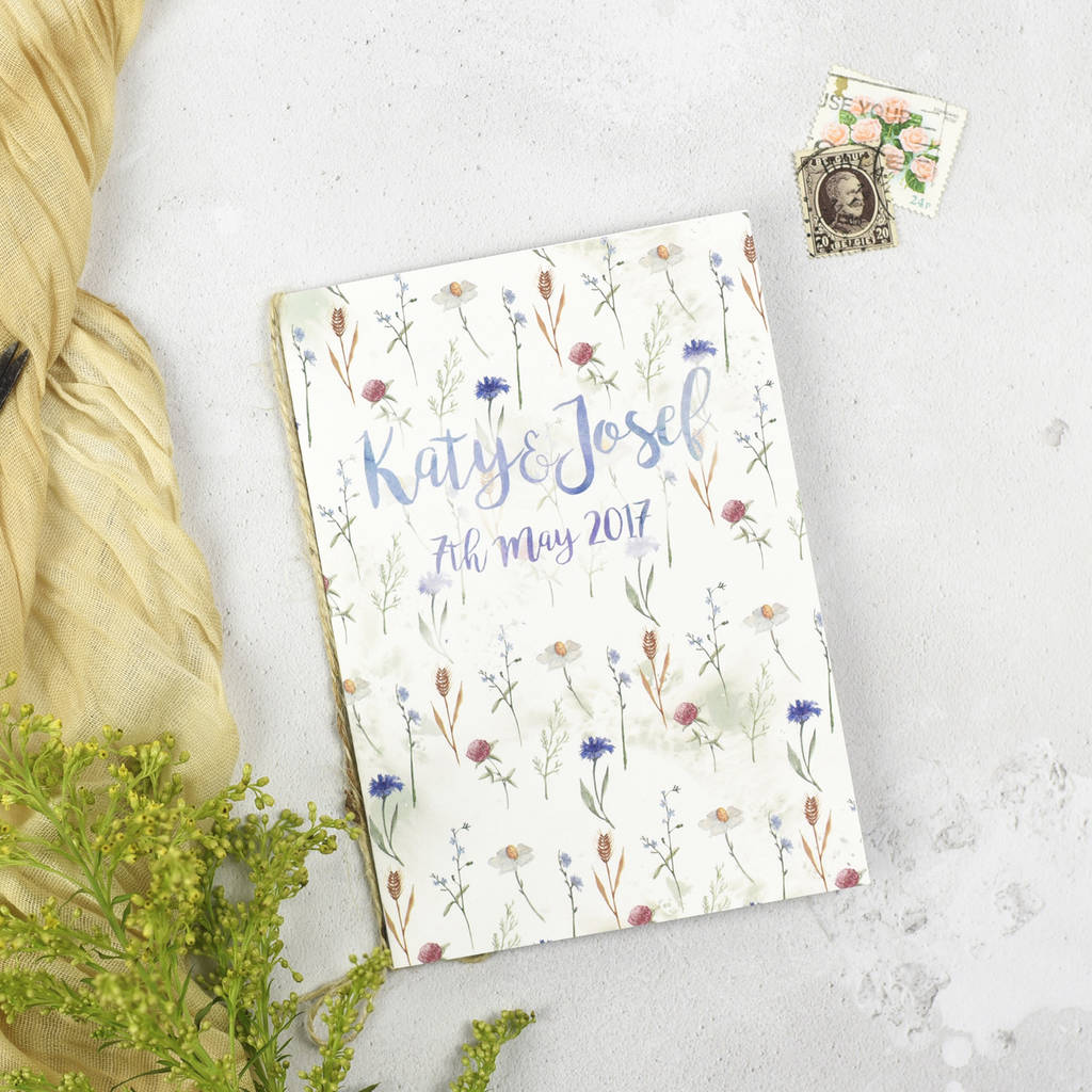 'wildflower' order of service by julia eastwood