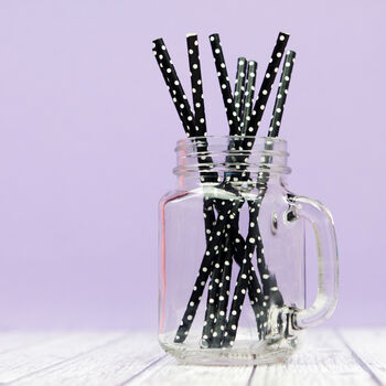 Spotty Paper Party Straws, 8 of 10