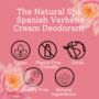 Spanish Verbena Cream Dedorant Balm Vegan Palm Free, thumbnail 7 of 7