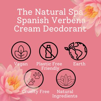 Spanish Verbena Cream Dedorant Balm Vegan Palm Free, 7 of 7