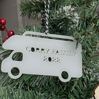 Personalised Car Christmas Tree Decoration, 4 of 9