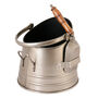 Traditional Antique Silver Fireside Coal Bucket, thumbnail 2 of 6