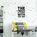 the force is strong quote wall sticker by v&c designs ...