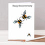 Bees Anniversary Card, thumbnail 2 of 3