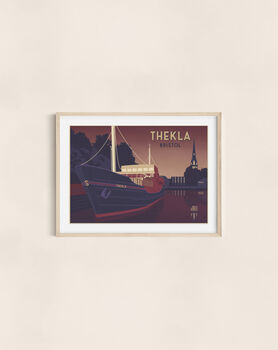 Thekla Bristol Travel Poster Art Print, 3 of 6