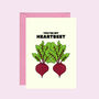 Beetroot Valentine's Love Card, thumbnail 1 of 2