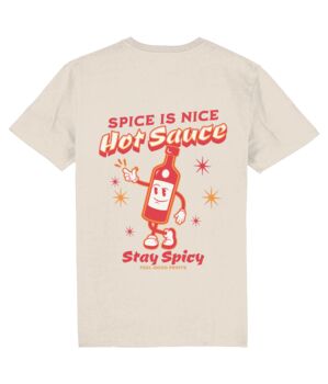 Spice Is Nice, Hot Sauce, Stay Spicy, Unisex Graphic T Shirt, 7 of 8