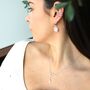 Double Star Lariat Necklace, thumbnail 5 of 5
