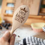 Personalised King Or Queen Baker Spoon, thumbnail 1 of 4