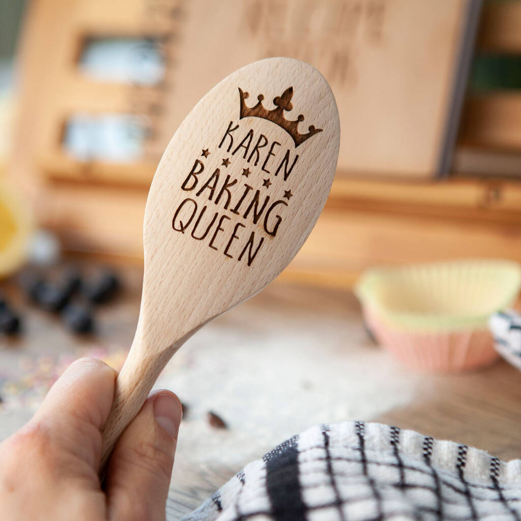 Personalised King Or Queen Baker Spoon, 1 of 4