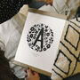 Personalised Floral Initial Print, thumbnail 1 of 2