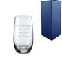 Personalised Highball Glass In Blue Gift Box, thumbnail 1 of 4