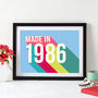 Personalised 40th Birthday Year Print, thumbnail 7 of 7