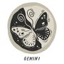 Gemini Zodiac Coin Pendant Necklace, thumbnail 4 of 5