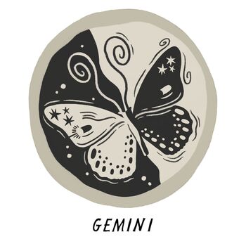 Gemini Zodiac Coin Pendant Necklace, 4 of 5