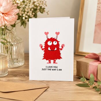 Funny Heart Monster Valentine’s Card, 5 of 6